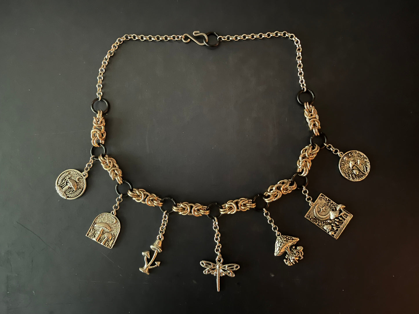 Mushroom Charm Necklace