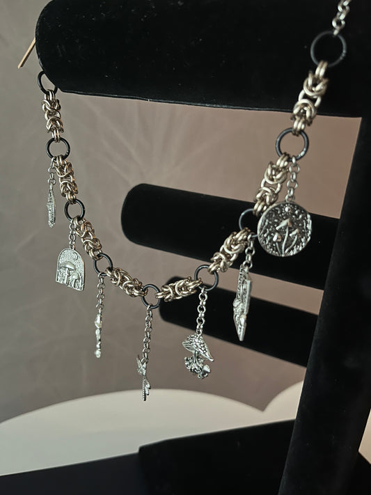 Mushroom Charm Necklace